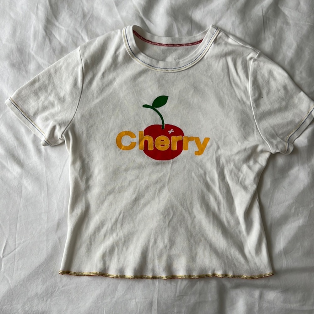 Cherry LA baby tee